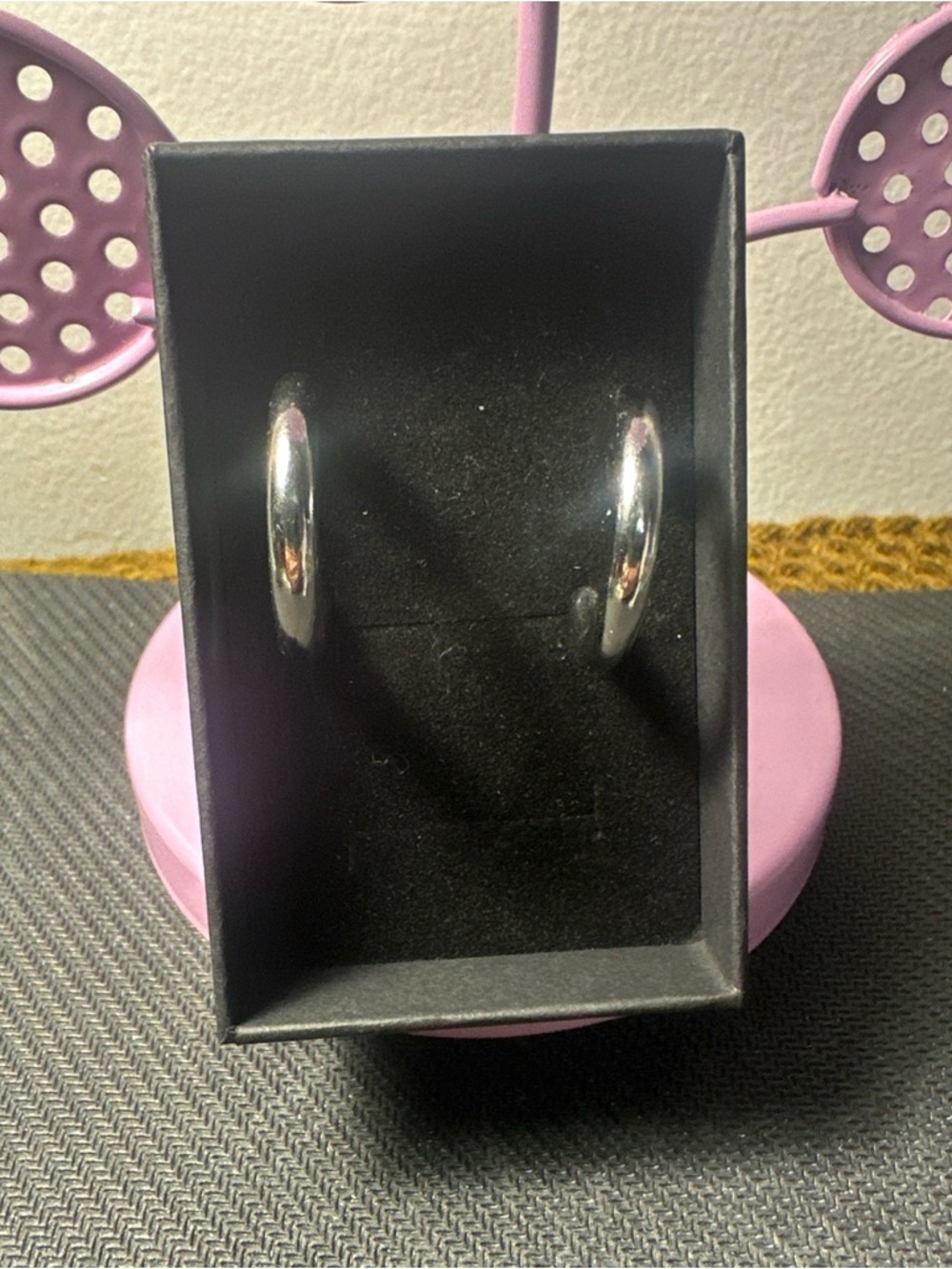 Classic Silver Hoop Earrings - Women's Jewelry